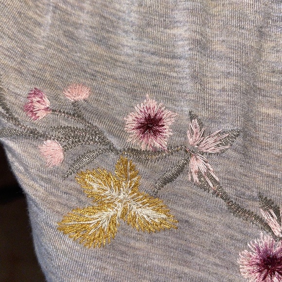 Embroidered Peplum Top - Picture 4 of 6